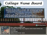 College Name Board